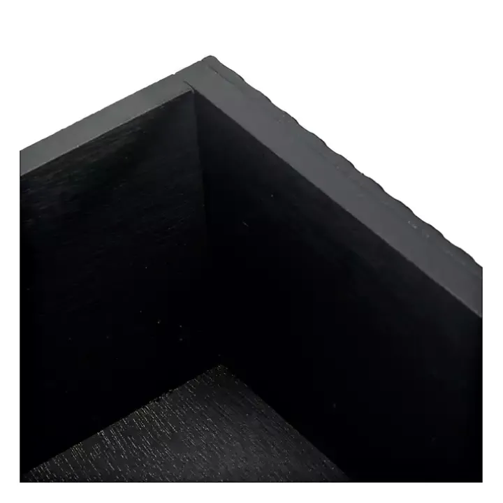 Irma Black Textured Drawers Console Table