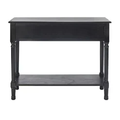 Irma Black Textured Drawers Console Table