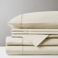 Ivory Cotton Blend Sateen 6-pc. King Sheet Set