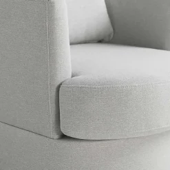 Ivory Elmhurst Swivel Accent Chair