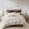 Ivory Jacquard King 3-pc. Comforter Set