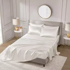Ivory Satin 6-pc. Full Sheet Set