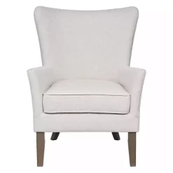 Ivory Upholstered Armchair