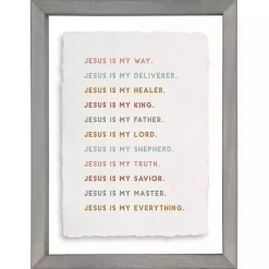 Jesus is My Everything Wall Plaque