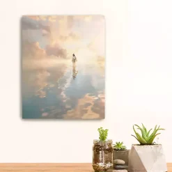 Jesus Walking on Water Canvas Art Print, 16x20 in.