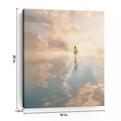 Jesus Walking on Water Canvas Art Print, 16x20 in.
