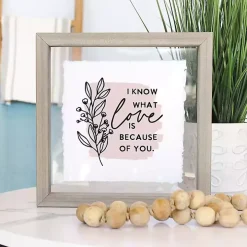 Know What Love Is Framed Wall Plaque