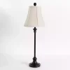 Leah Black Candlestick Buffet Lamp