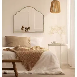 Leanna Gold Arched Frame Mirror