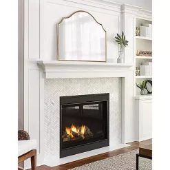 Leanna Gold Arched Frame Mirror