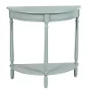 Light Blue Half Moon Tinslee Console Table