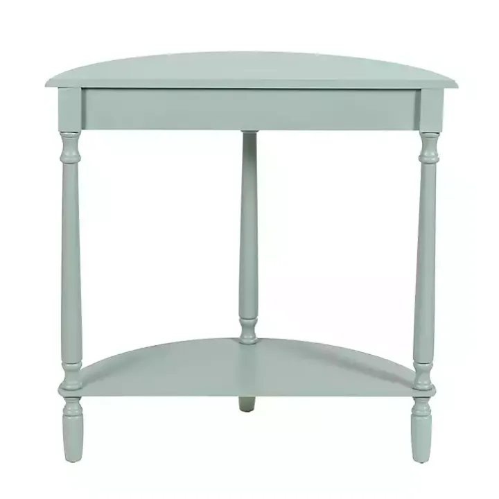 Light Blue Half Moon Tinslee Console Table