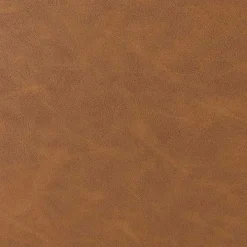 Light Brown Faux Leather Ambon Accent Chair