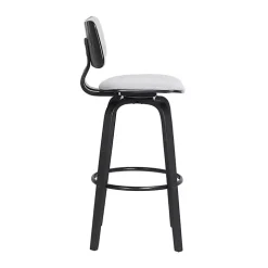 Light Gray Pico Swivel Counter Stool