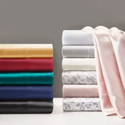 Light Gray Satin King 2-pc. Pillow Case Set