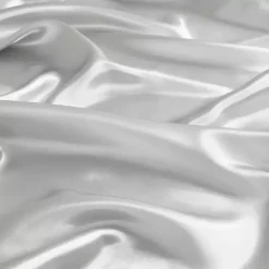 Light Gray Satin 6-pc. California King Sheet Set