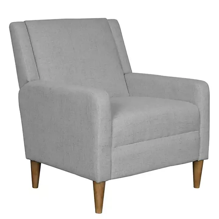 Light Gray Upholstered Juno Accent Chair