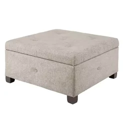 Lila Tufted Sand Storage Ottoman
