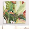Lush Garden Square I Giclee Canvas Art Print