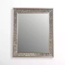 Luxe Silver Antique Frame Wall Mirror, 43 in.