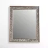 Luxe Silver Antique Frame Wall Mirror, 35 in.