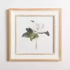Magnolia Beaded Framed Art Print