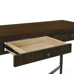 Martha Stewart Brown Console Table