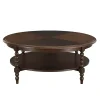 Martha Stewart Brown Round Coffee Table