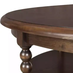 Martha Stewart Brown Round Coffee Table