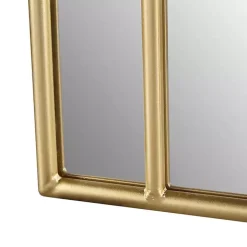 Martha Stewart Gold Paned Arch Wall Mirror