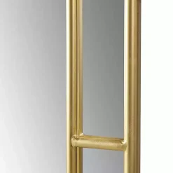 Martha Stewart Gold Paned Arch Wall Mirror