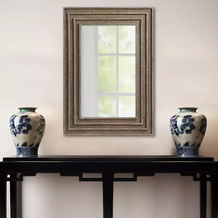 Martha Stewart Natural Naomi Wall Mirror