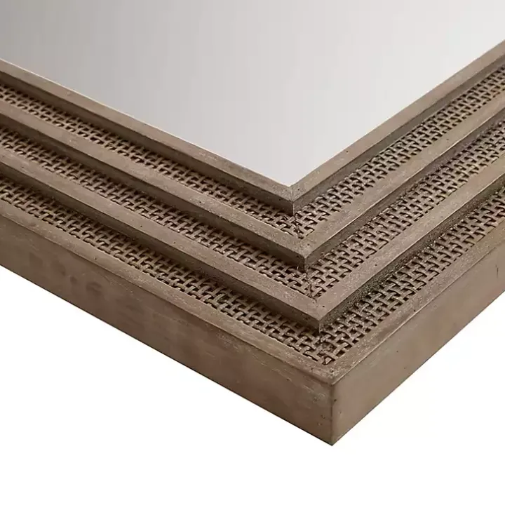 Martha Stewart Natural Naomi Wall Mirror