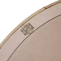 Martha Stewart Natural Round Rattan Wall Mirror