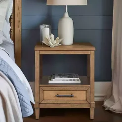 Martha Stewart Toasted Almond Wood Nightstand