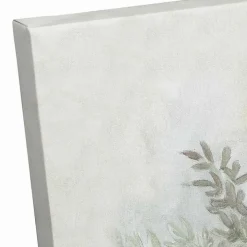 Mason Jar Greenery Canvas Art Print