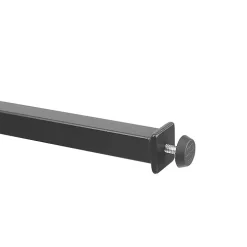 Matte Black Multi Level Console Table