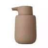 Matte Tan Modernity Ceramic Soap Dispenser