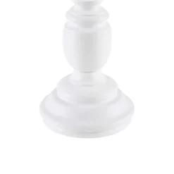 Matte White Candlestick Martha Stewart Table Lamp