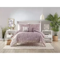 Mauve Scorro 5-pc. King Comforter Set