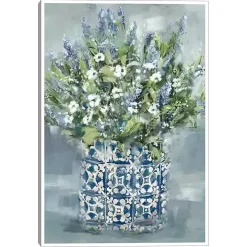 Mediterranean Bouquet II Framed Canvas Art Print