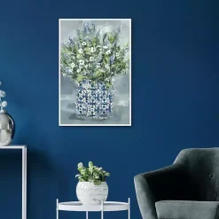 Mediterranean Bouquet II Framed Canvas Art Print