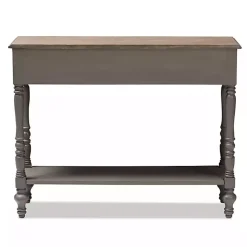 Mindi Wood Rustic Farmhouse Console Table