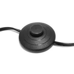 Minimal Brushed Nickel Stem Floor Lamp