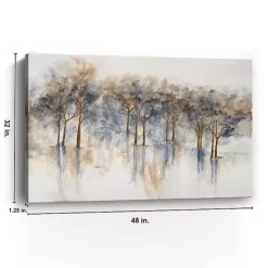 Misty Woods I Abstract Canvas Art Print