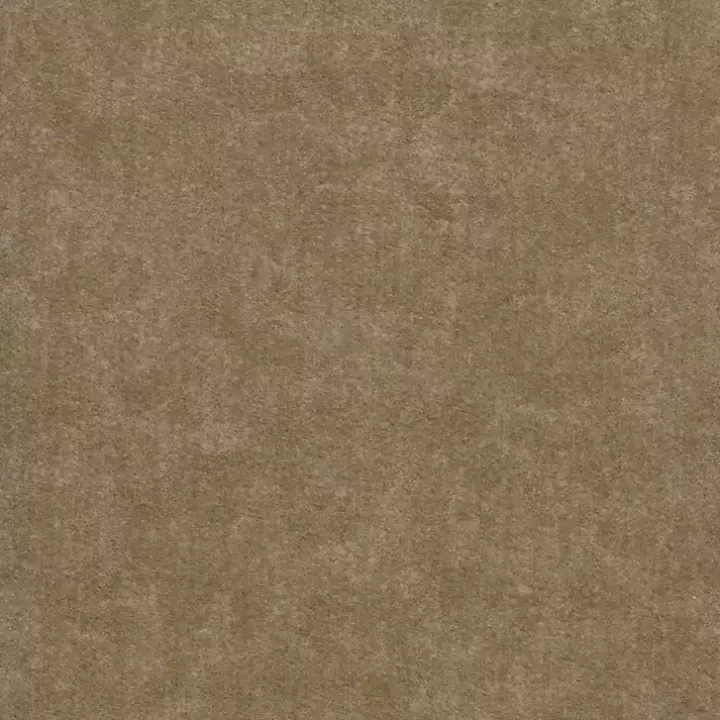 Mocha Brown Round Upholstered Ottoman