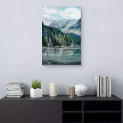Mountain Lakes II Canvas Art Print