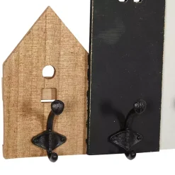 Multicolor Wood Building Wall Hooks