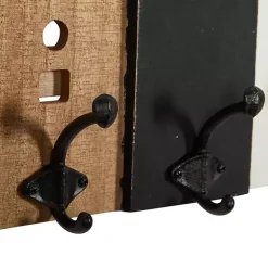 Multicolor Wood Building Wall Hooks