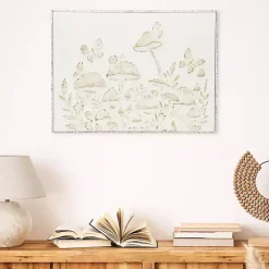 Mushroom Forest Metal Wall Plaque